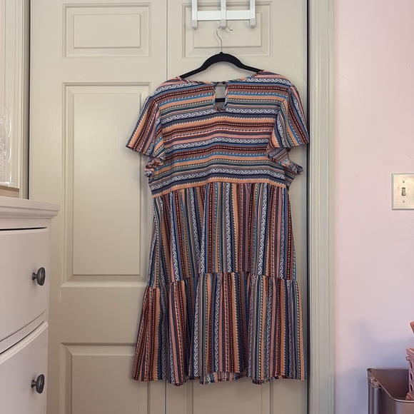 Gorgeous Striped Multicolor Dress - Picture 2 of 4